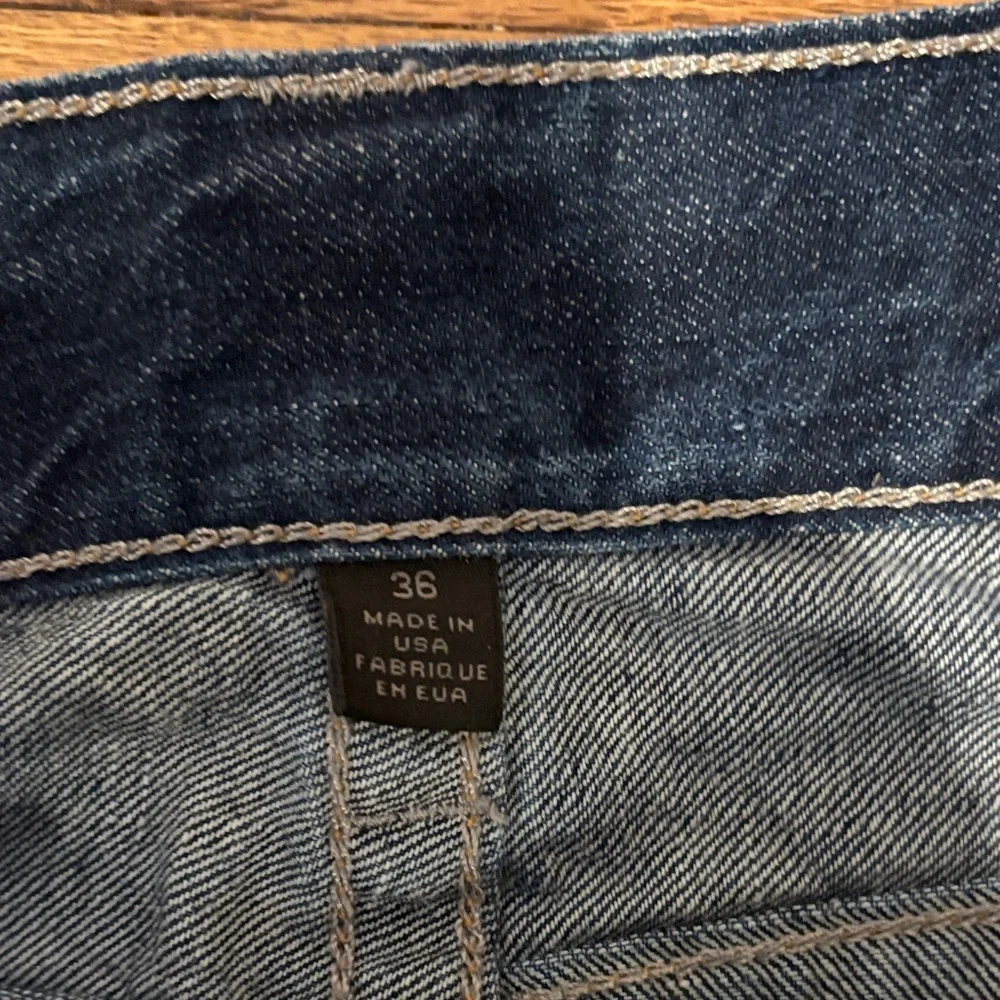 True Religion Ricky Men's Blue Distressed Jeans size 36